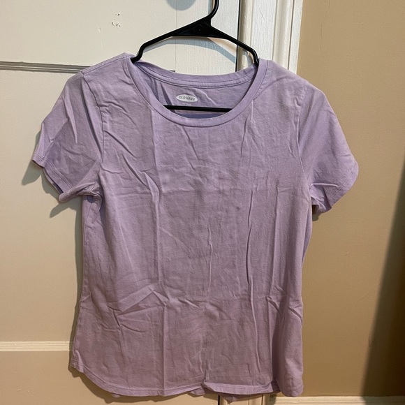 Old Navy purple basic tee - Picture 1 of 5